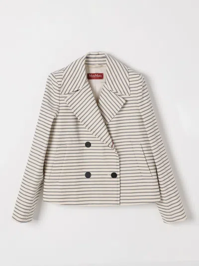 Max Mara Studio Jacket Woman White Women