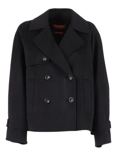 Max Mara Studio Jackets In Black