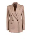 Max Mara Studio Double-breasted Jersey Blazer