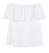 Max Mara Studio Peccati Cotton Top In White