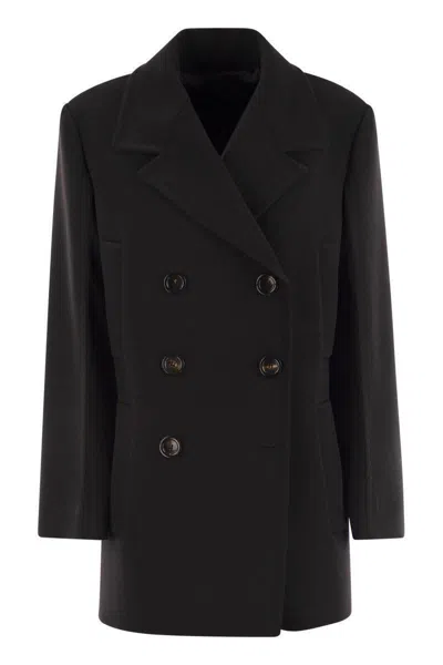 MAX MARA MAX MARA STUDIO JANZIR - DOUBLE-BREASTED CADY CABAN