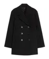 Max Mara Double-breasted Cady Pea Coat