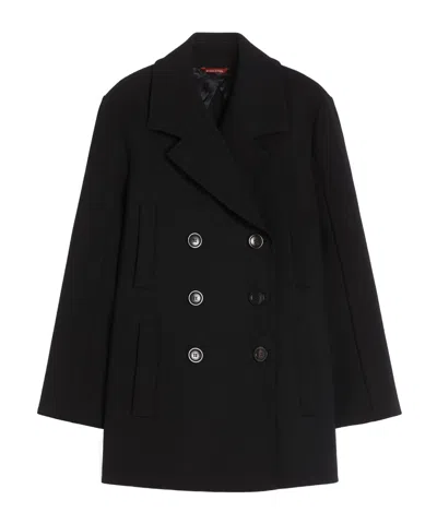 Max Mara Double-breasted Cady Pea Coat