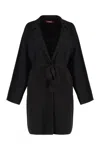 Max Mara Pauline Coats And Trench Coats Black In Black