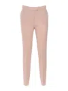 Max Mara Studio Jerta Pleat Detailed Pants In Pink