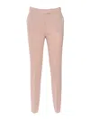 Max Mara Studio Jerta Pleat Detailed Pants In Pink