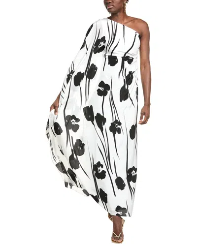 Max Mara Studio Jonny Silk Maxi Dress In Black
