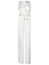 Max Mara White Jumpsuit In White