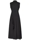 Max Mara Studio Keras Ruffled Sleeveless Dress