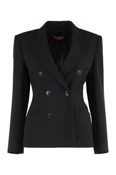 MAX MARA MAX MARA STUDIO KEY DOUBLE BREASTED BLAZER