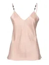 Max Mara Top-woven Waistcoat With Decorative Embellishments And Lustrous Finish In White