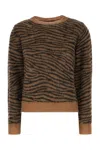 Max Mara Studio Abadan Sweater Camel In Dis Tiger