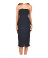 Max Mara Off-the-shoulder Dress In Black