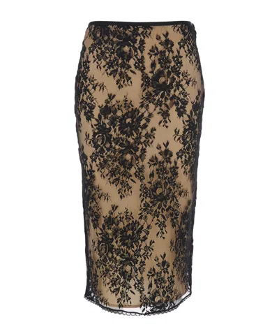 Max Mara Studio Laced Midi Skirt