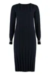 Max Mara Studio Leccio Virgin Wool Dress