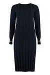 Max Mara Studio Leccio Virgin Wool Dress