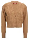 Max Mara Textured Wool And Cashmere Cardigan