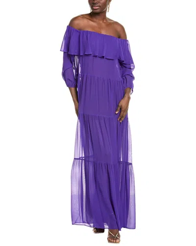 MAX MARA STUDIO LEMMA SILK MAXI DRESS