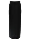 Max Mara Black Triacetate Blend Lemma Skirt