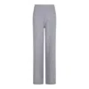 Max Mara Cashmere Wool Trousers In Gray
