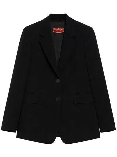 Max Mara Cady Single-breasted Blazer In Black