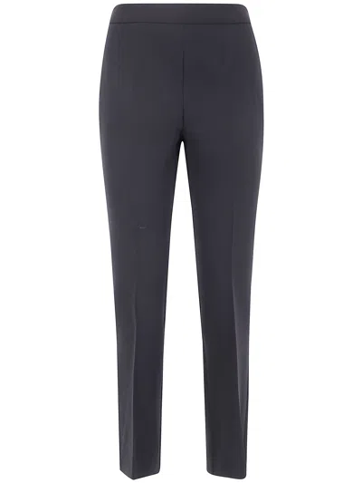 Max Mara Studio Little Boot "haven" Trousers In Blue