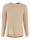 Max Mara Lodi Shirt And Blouse Beige In Neutral