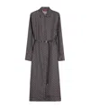 Max Mara Studio Long-sleeved Belted Dress In Black