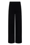 Max Mara Studio Loose Elastic Pants In Black