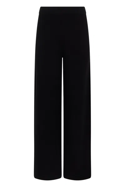 Max Mara Studio Loose Elastic Pants In Multi