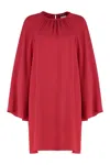 Max Mara Studio Madia Cady Tunic Top In Red