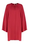 Max Mara Studio Madia Cady Tunic Top In Red