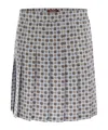 Max Mara Pleated Skirt In Multi