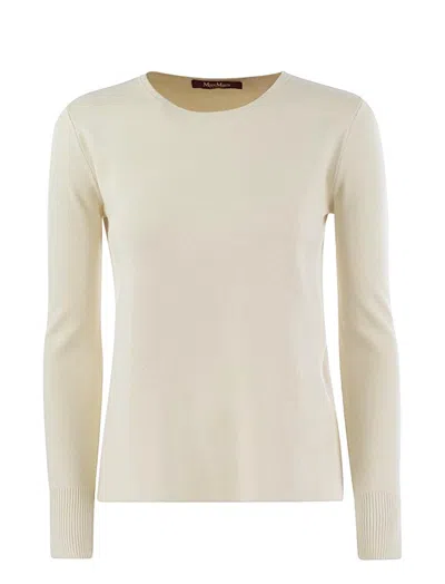 Max Mara Studio Maglia In White