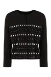 Max Mara Long-sleeved Casual Jacket In Black