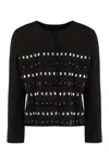 Max Mara Long-sleeved Casual Jacket In Black