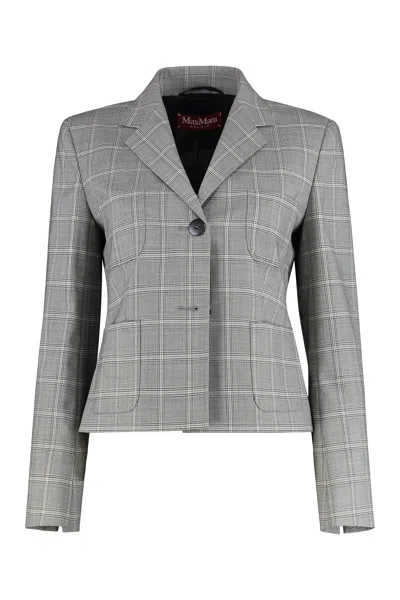 MAX MARA MAX MARA STUDIO MANTO SINGLE-BREASTED TWO-BUTTON JACKET