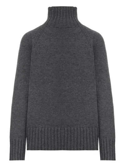 Max Mara Studio Mantova Sweater In Gray
