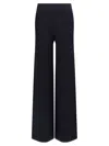 Max Mara Marzia Elastic-waist Palazzo Pants In Black