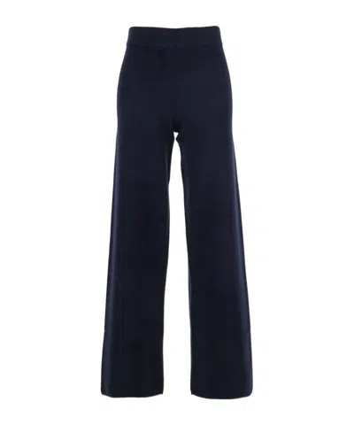 Max Mara Studio Marzia Wide-leg Knitted Pants In Multi