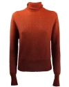 Max Mara Studio  Studio Pullover Woman Sweater Orange Size L Mohair Wool