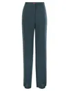Max Mara Studio Medusa - Fluid Cady Trousers In Green