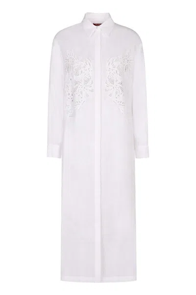 Max Mara Studio Megaton Shirtdress In White