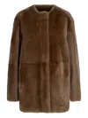 Max Mara Studio Melfi Fur In Brown