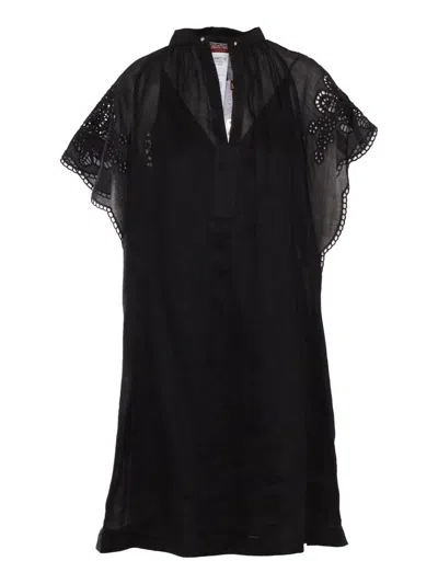 Max Mara Studio Midi Dress In Black