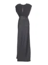 Max Mara Studio Midi Dress In Black