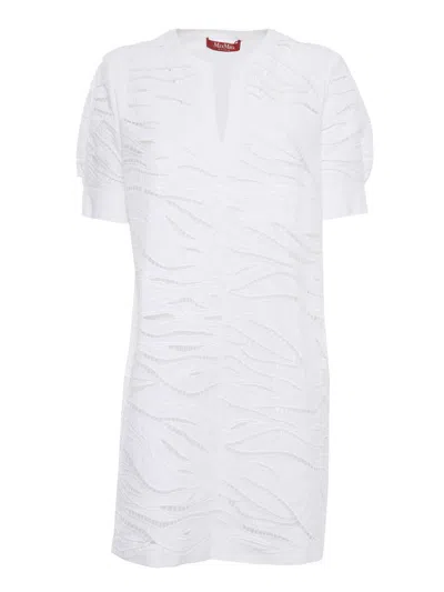 Max Mara Studio Midi Dress In White