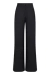 Max Mara Orche Straight-leg Tailored Pants In Blue