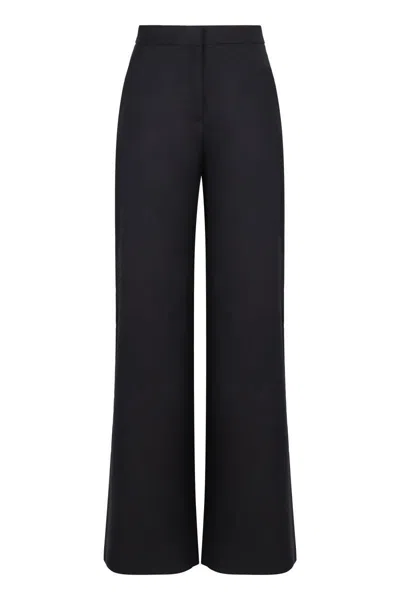 MAX MARA MAX MARA STUDIO MOZART HIGH-RISE COTTON TROUSERS