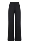 Max Mara Orche Straight-leg Tailored Pants In Blue